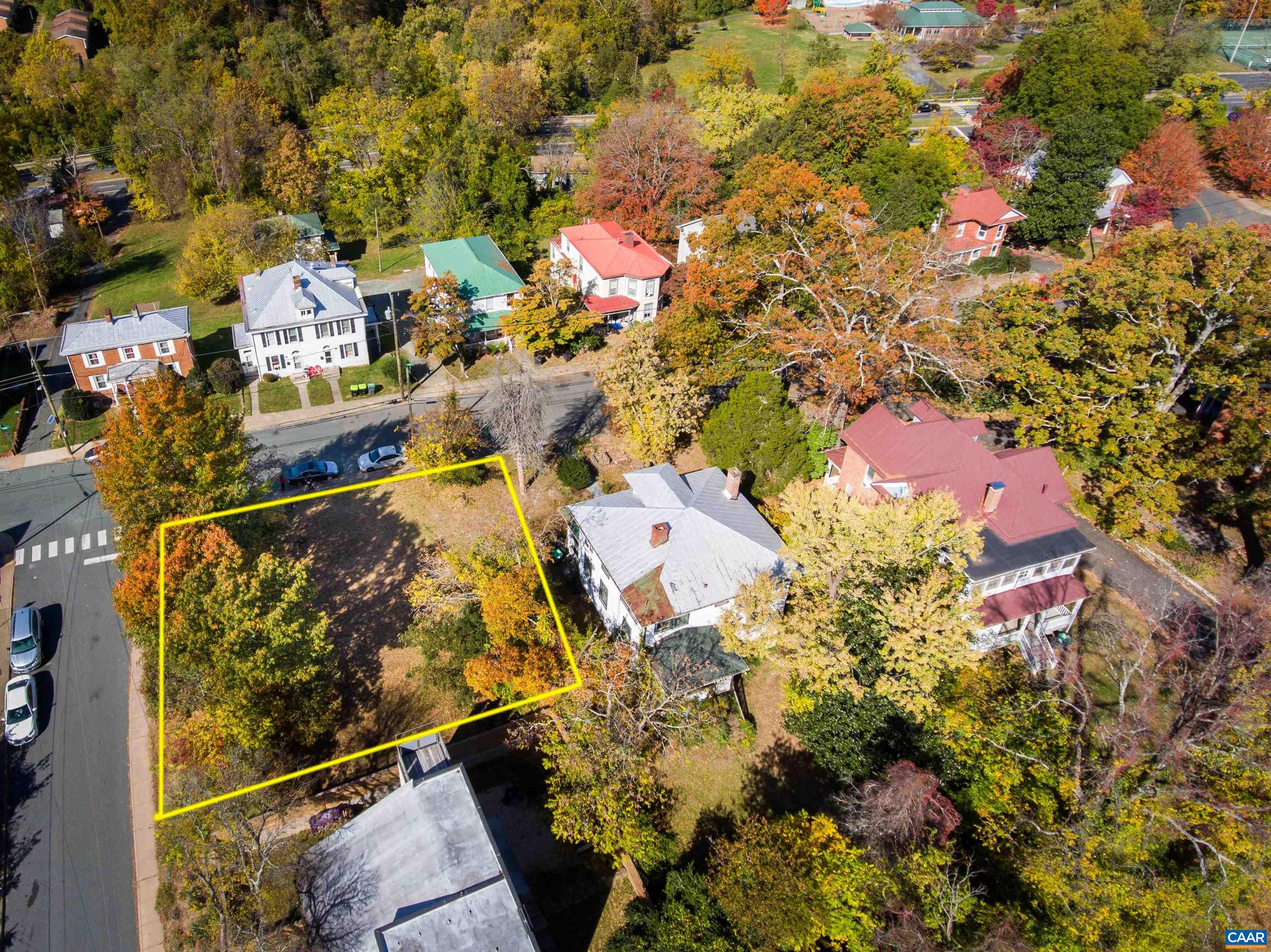 0 Ridge Street Charlottesville, VA 22902 - Photo 3 of 7 an aerial view of residential house with outdoor space and swimming pool