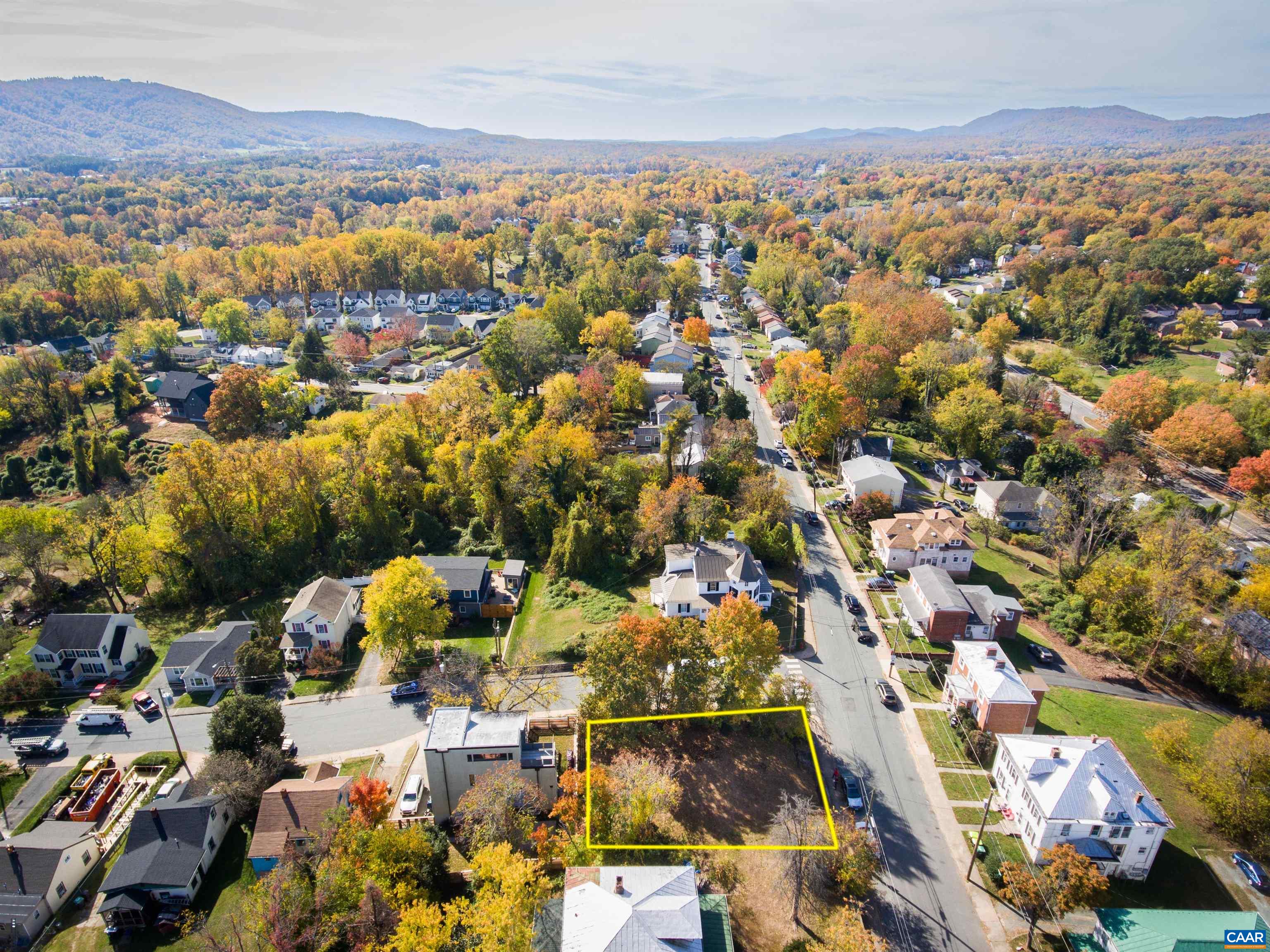 0 Ridge Street Charlottesville, VA 22902 - Photo 4 of 7 an aerial view of residential houses with outdoor space