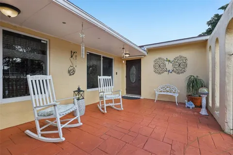 a front view of a house with window
