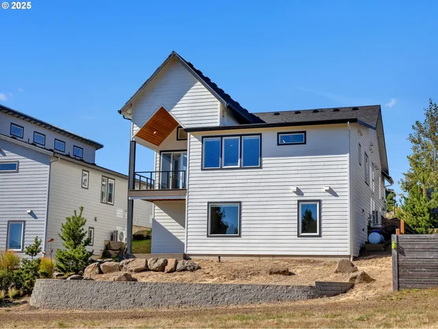 a view of a house with a patio