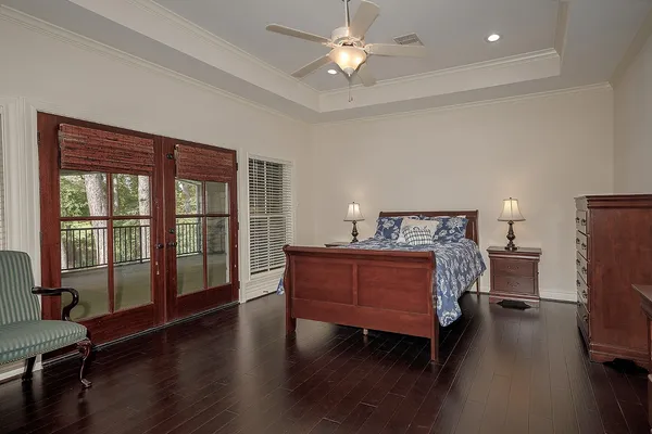 a bed room with furniture and a window