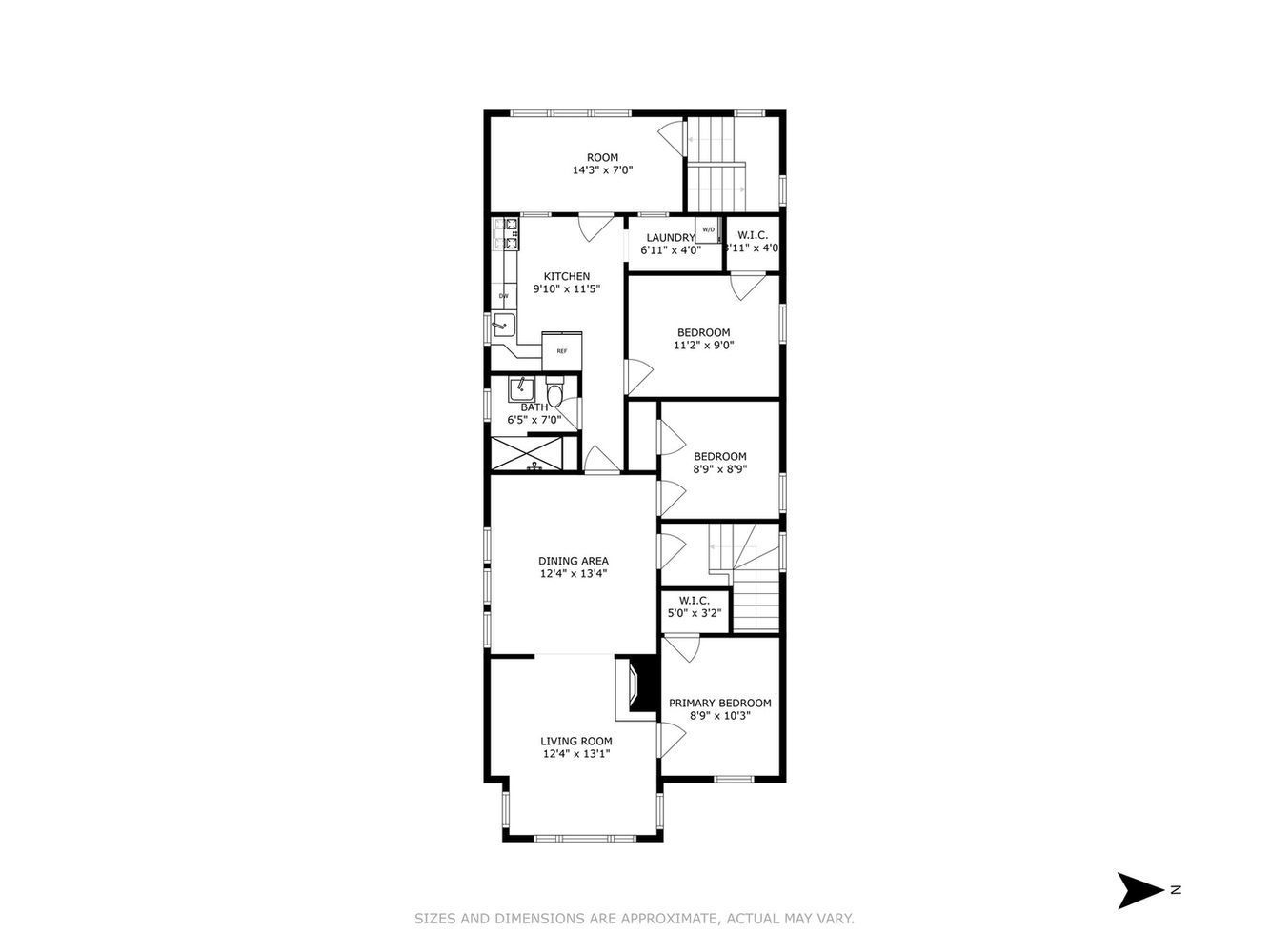 5426 North Western Avenue Chicago, IL 60625 - Photo 22 of 22 a picture of a floor plan