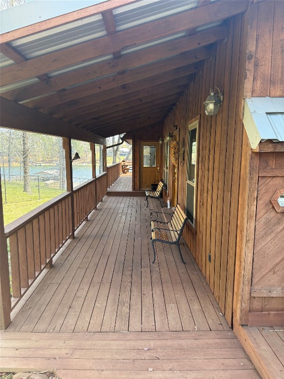 173 Ridgecrest Drive Burkeville, TX 75932 - Photo 7 of 27 a view of outdoor space with wooden floor and chair