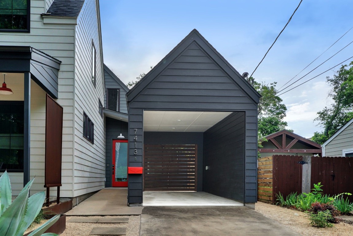 7413 Grover Avenue, Unit B Austin, TX 78757 - Photo 1 of 1 a front view of a house
