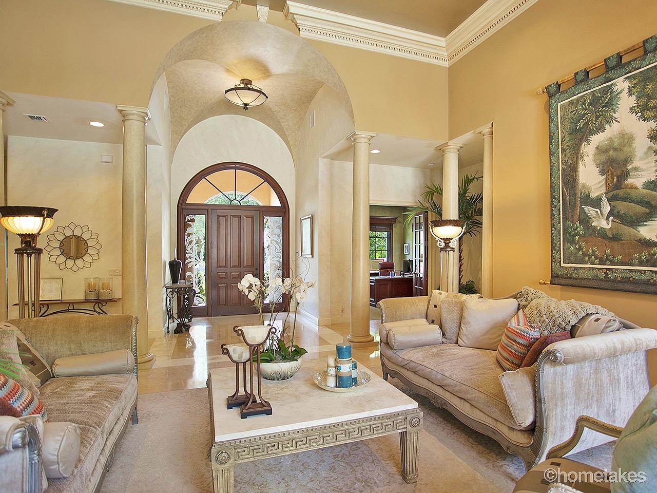 116 Santander Drive Jupiter, FL 33458 - Photo 3 of 40 Living Room View to Front Door