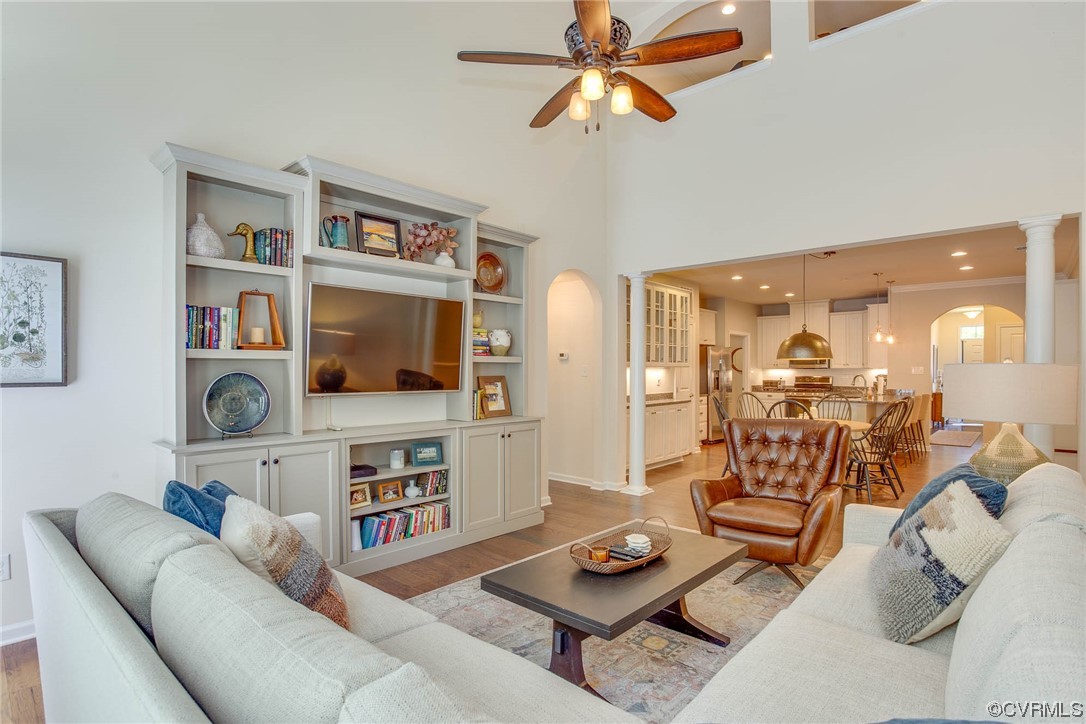 5841 Riverside Trail Richmond, VA 23225 - Photo 11 of 28 a living room with furniture and a flat screen tv