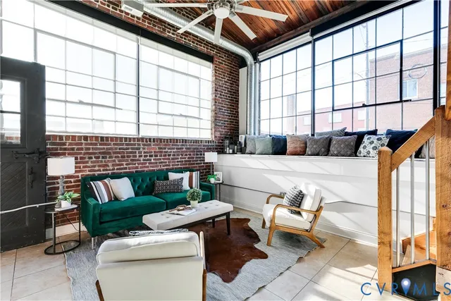 a outdoor space with a bench