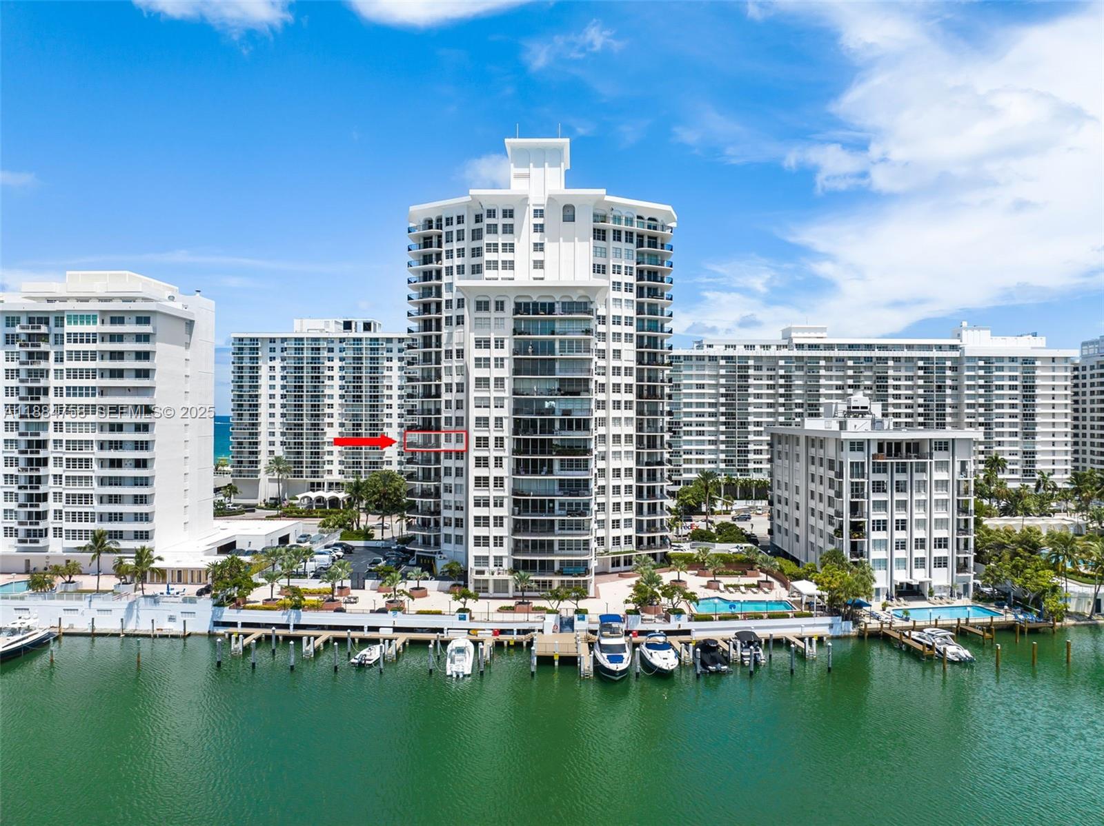 5660 Collins Avenue, Unit 8D Miami Beach, FL 33140 - Photo 38 of 41 a view of a city with tall buildings