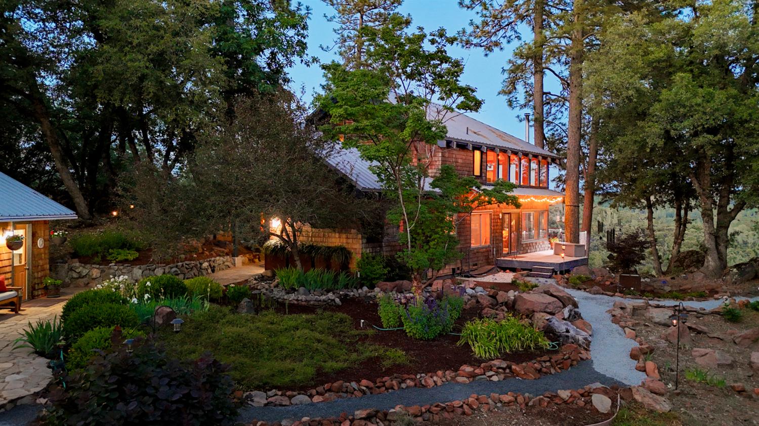 20111 Tanglewood Road Grass Valley, CA 95945 - Photo 1 of 93 a view of a house with a yard and tree s