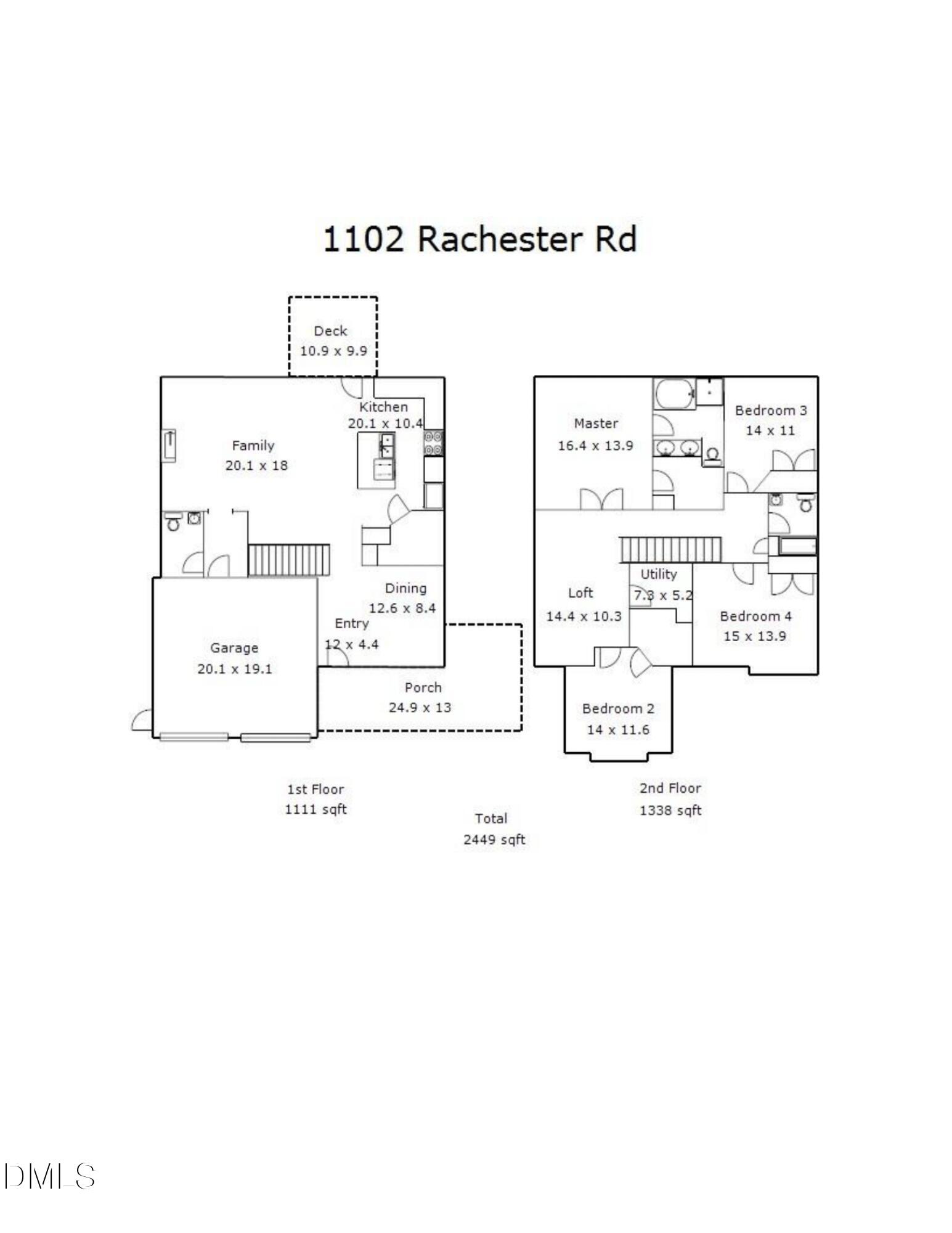 1102 Ranchester Road Knightdale, NC 27545 - Photo 45 of 45 Floorplan_1102 Ranchester-1