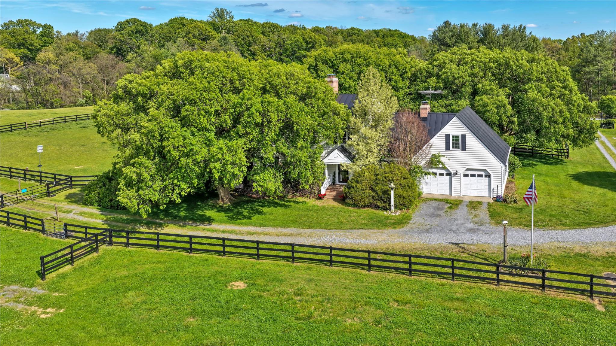 19255 Telegraph Springs Road Purcellville, VA 20132 - Photo 68 of 107 Charming home amidst lush greenery and fencing.
