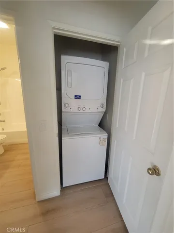 a utility room with a washer and dryer