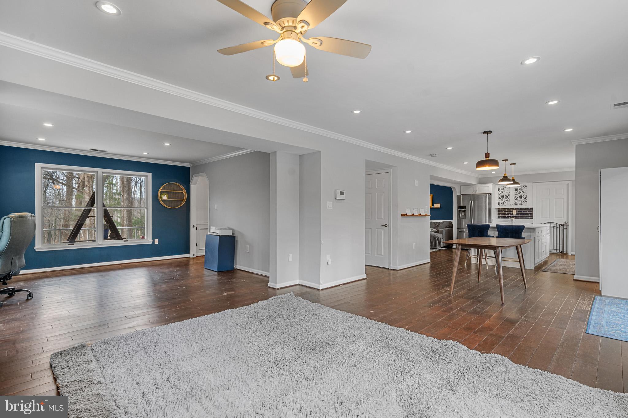 5918 Old Croom Station Road Upper Marlboro, MD 20772 - Photo 23 of 89 a view of dining room with furniture and wooden floor