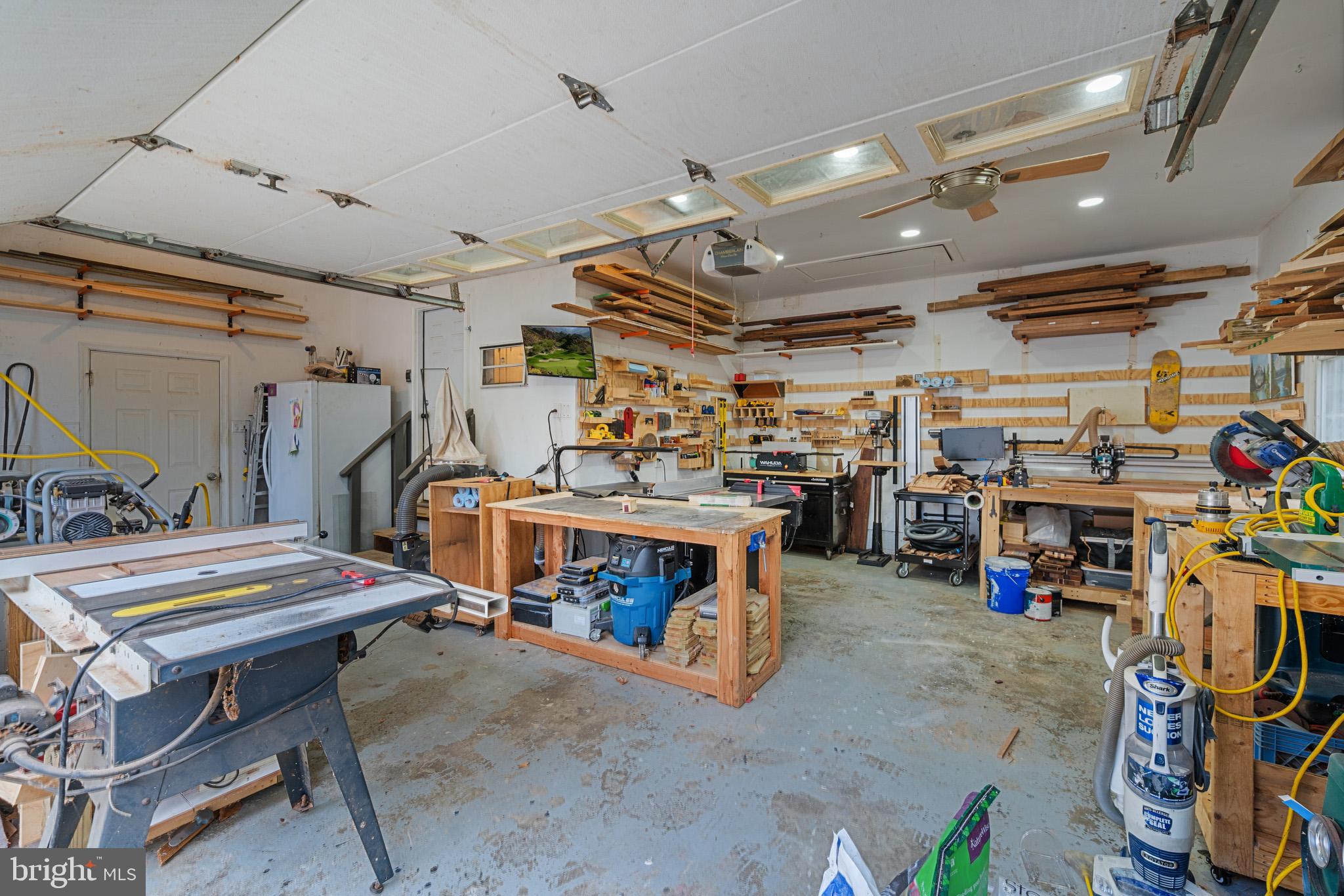 5918 Old Croom Station Road Upper Marlboro, MD 20772 - Photo 50 of 89 Attached Garage wired for workshop