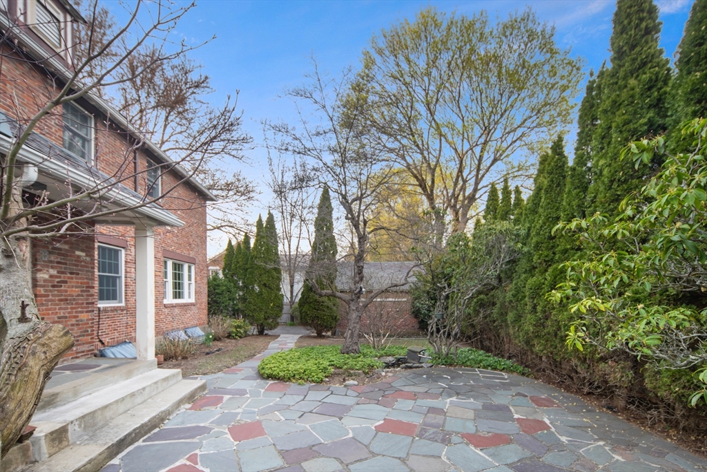 5 Evelyn Road Newton, MA 02468 - Photo 19 of 21 a view of a pathway with a yard