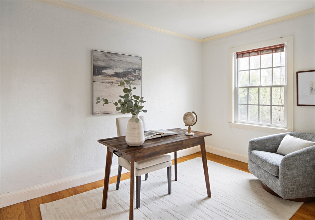 5 Evelyn Road Newton, MA 02468 - Photo 9 of 21 a workspace with furniture and window
