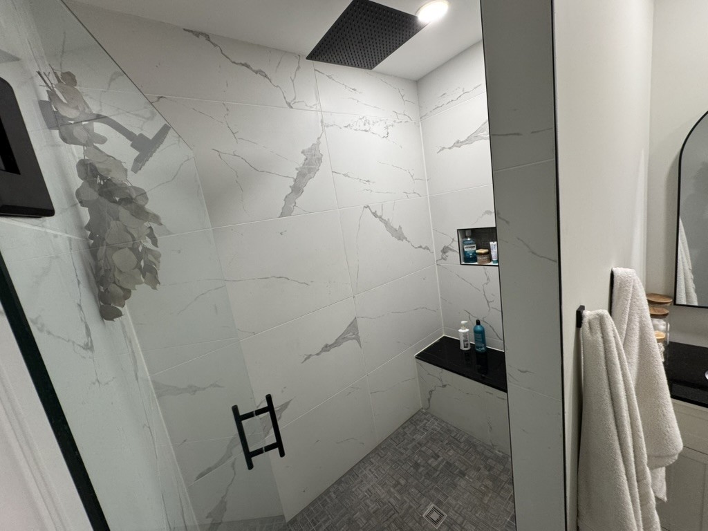 767 Potter Road Dickson, TN 37055 - Photo 18 of 30 a bathroom with a shower and toilet