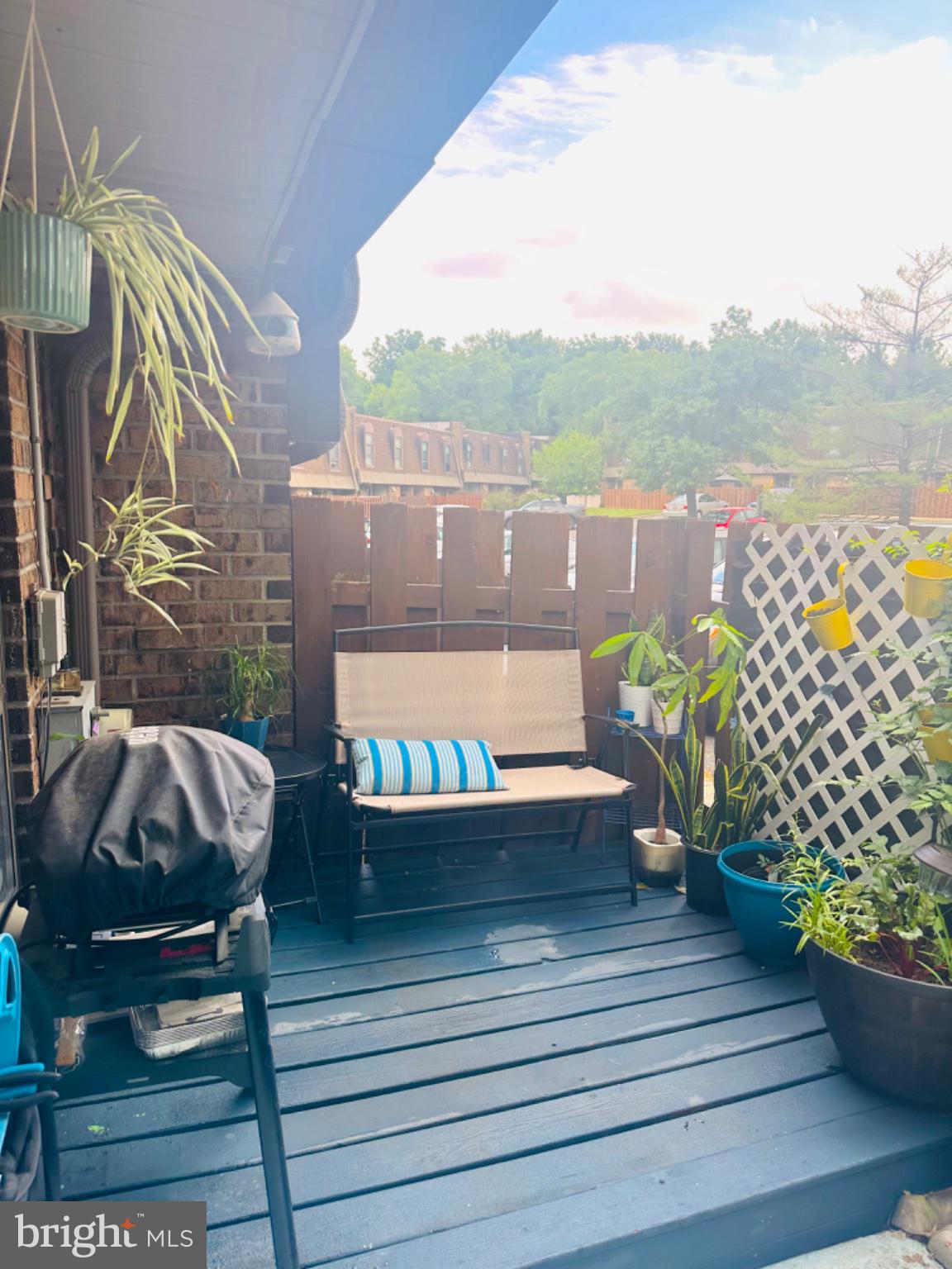 3333 Comly Road, Unit 23 Philadelphia, PA 19154 - Photo 2 of 2 Charming balcony retreat with greenery.