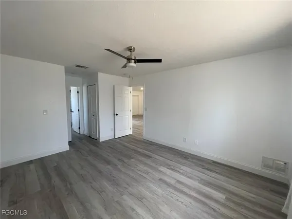 wooden floor in an empty room
