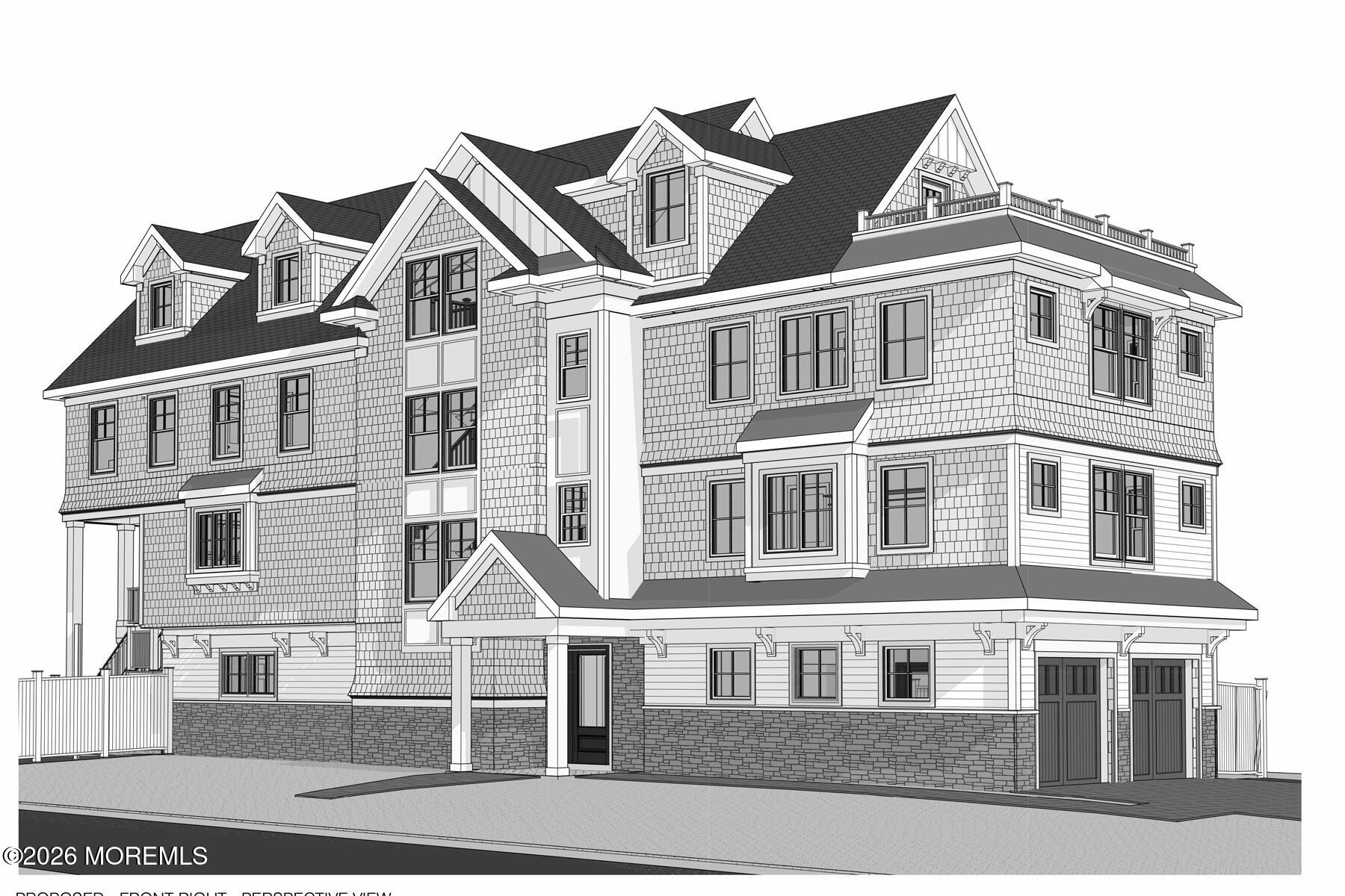 201 North Lagoon Road Lavallette, NJ 08735 - Photo 50 of 54 a front view of a residential apartment building