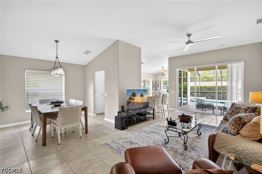 10082 Oakhurst Way Fort Myers, FL 33913 - Photo 2 of 50 a living room with furniture and wooden floor
