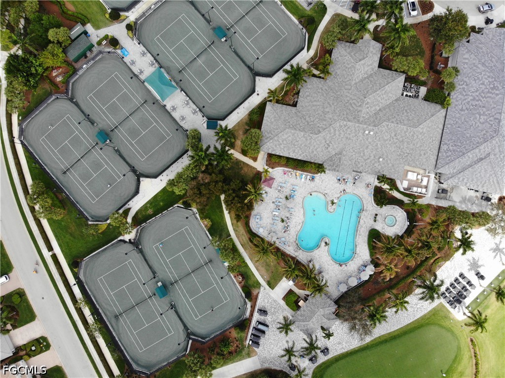 10082 Oakhurst Way Fort Myers, FL 33913 - Photo 48 of 50 an aerial view of a house with a garden
