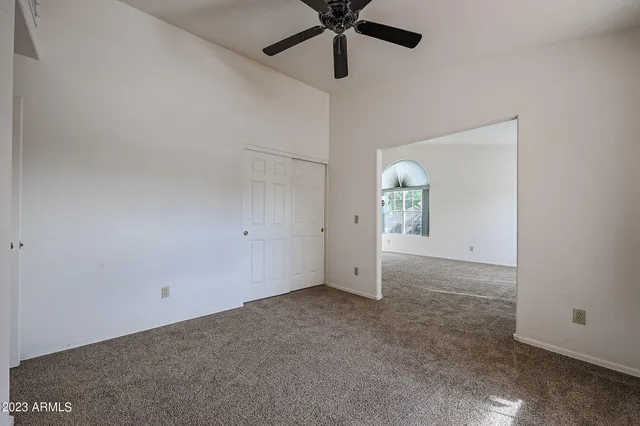 a view of an empty room