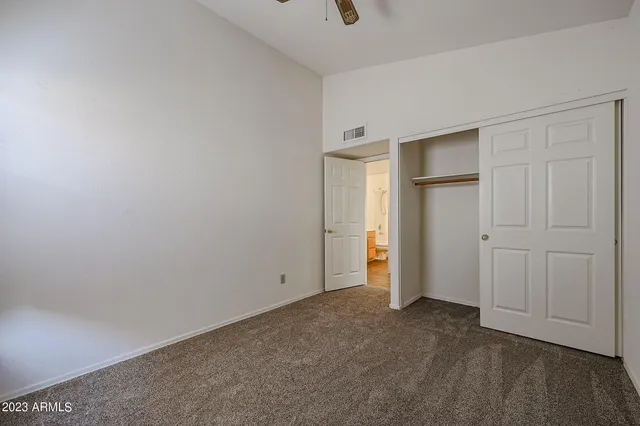 a view of an empty room