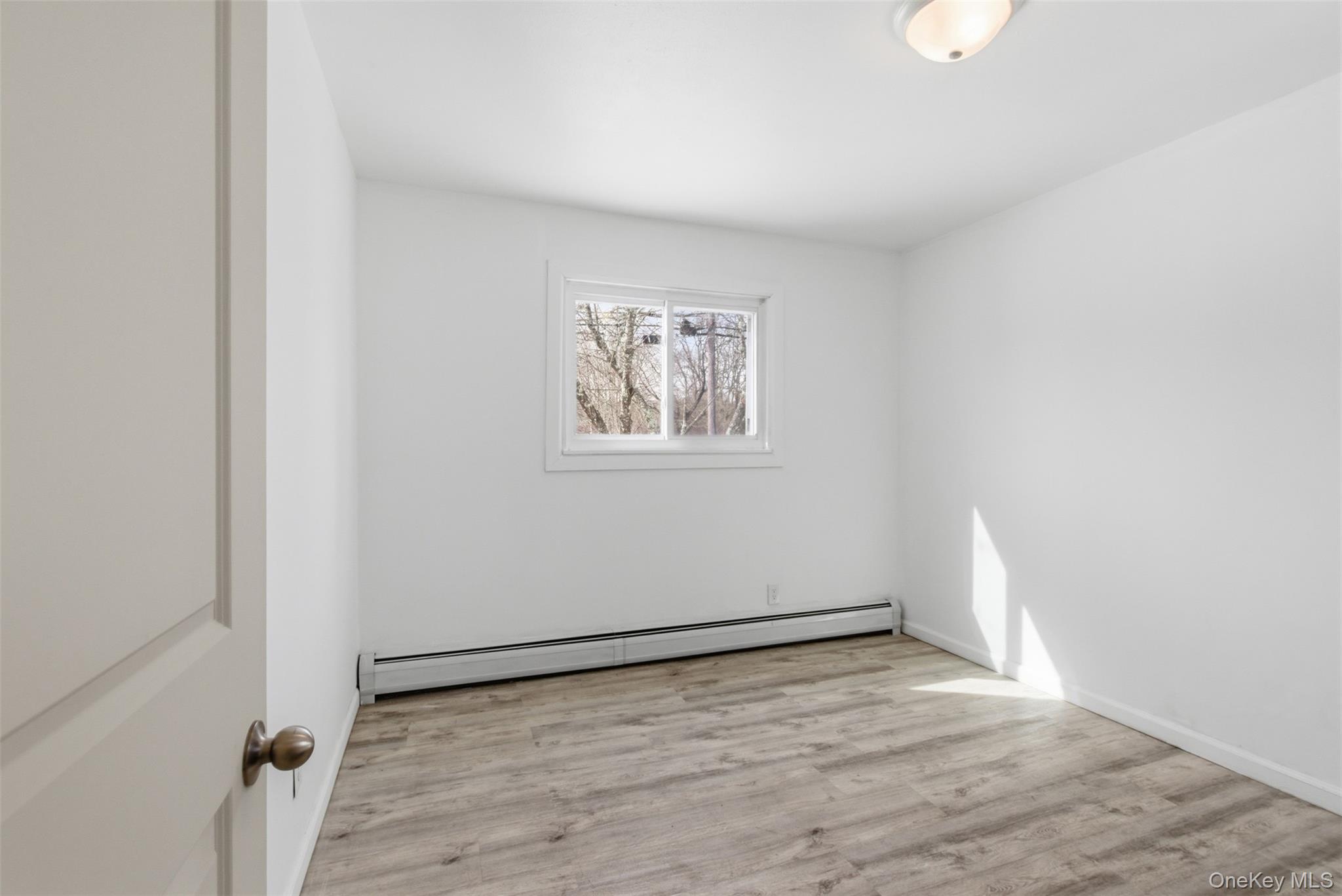 717 Doane Avenue Bellport, NY 11713 - Photo 13 of 22 Empty room with a baseboard radiator and light wood-type flooring