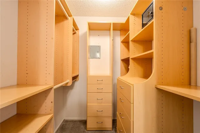 a view of walk in closet