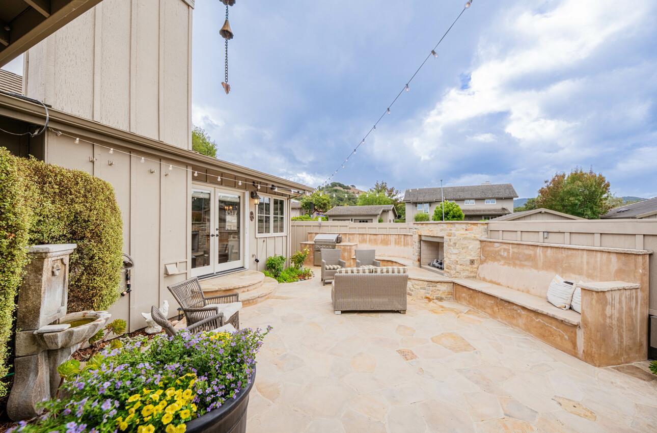 25603 Creekview Circle Salinas, CA 93908 - Photo 36 of 66 a view of a patio with couches and potted plants