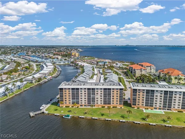 a view of a city from a lake