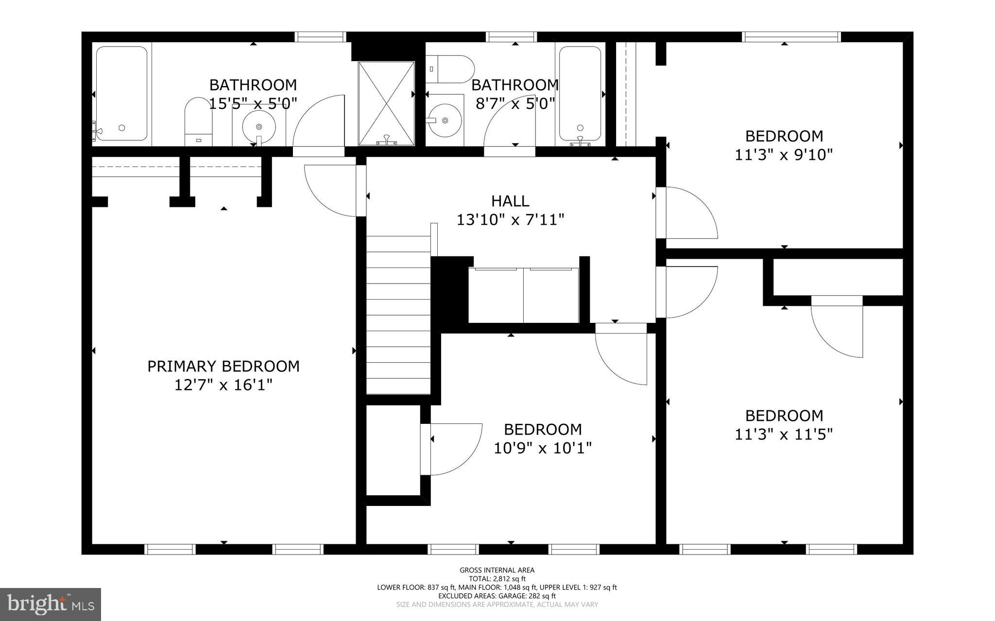 105 Peyton Road Sterling, VA 20165 - Photo 67 of 68 Upper Level Floor Plan