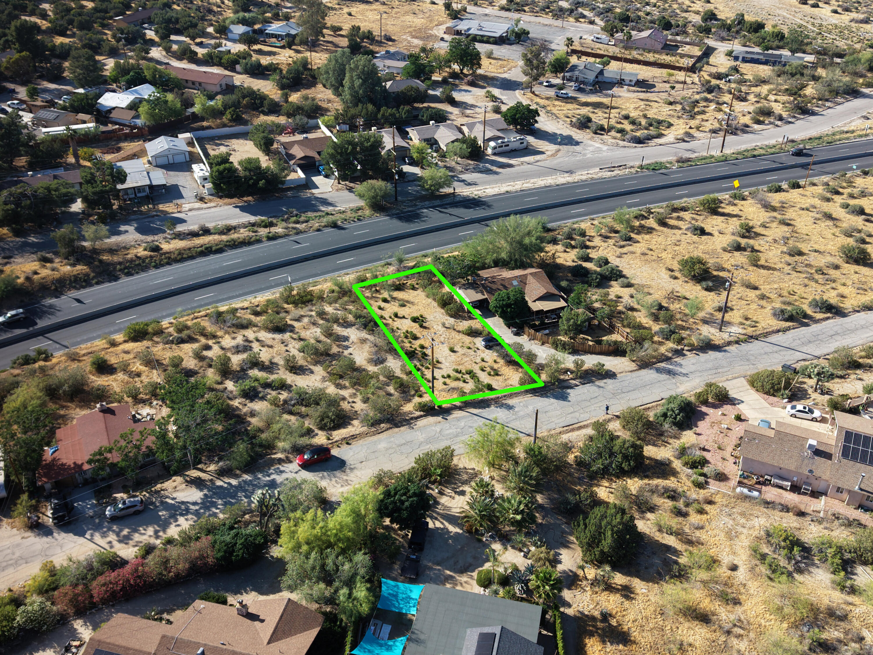 49462 Conejo Road Morongo Valley, CA 92256 - Photo 2 of 12 an aerial view of a city