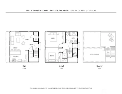$579,000 | 3542 South Dawson Street, Seattle, WA 98118