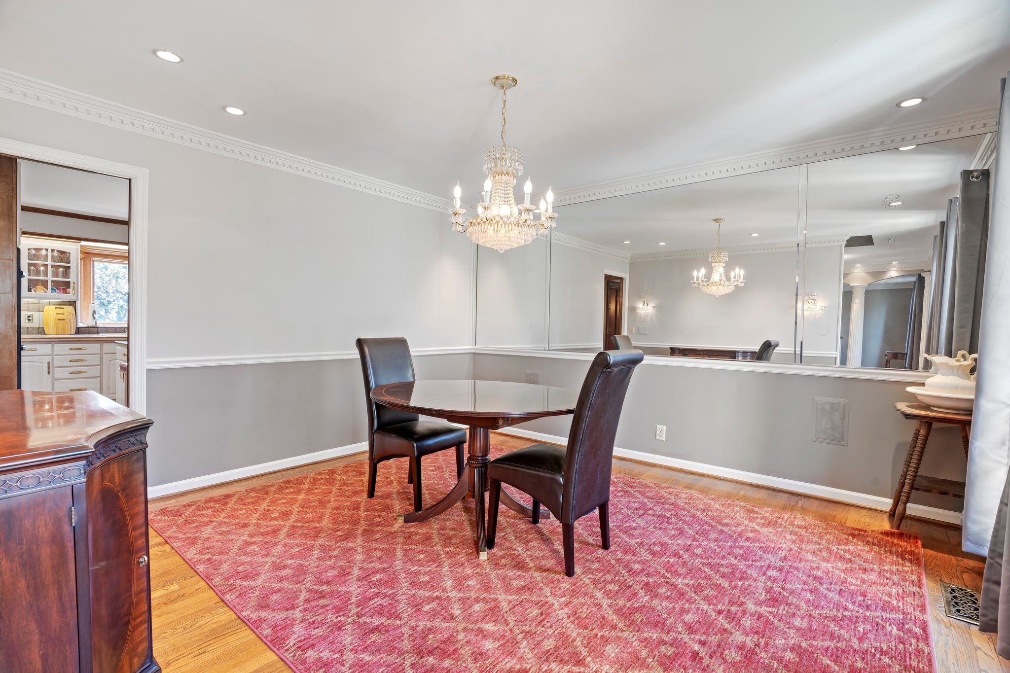 6375 Chickering Circle Nashville, TN 37215 - Photo 16 of 59 a view of a dining room with furniture and a chandelier