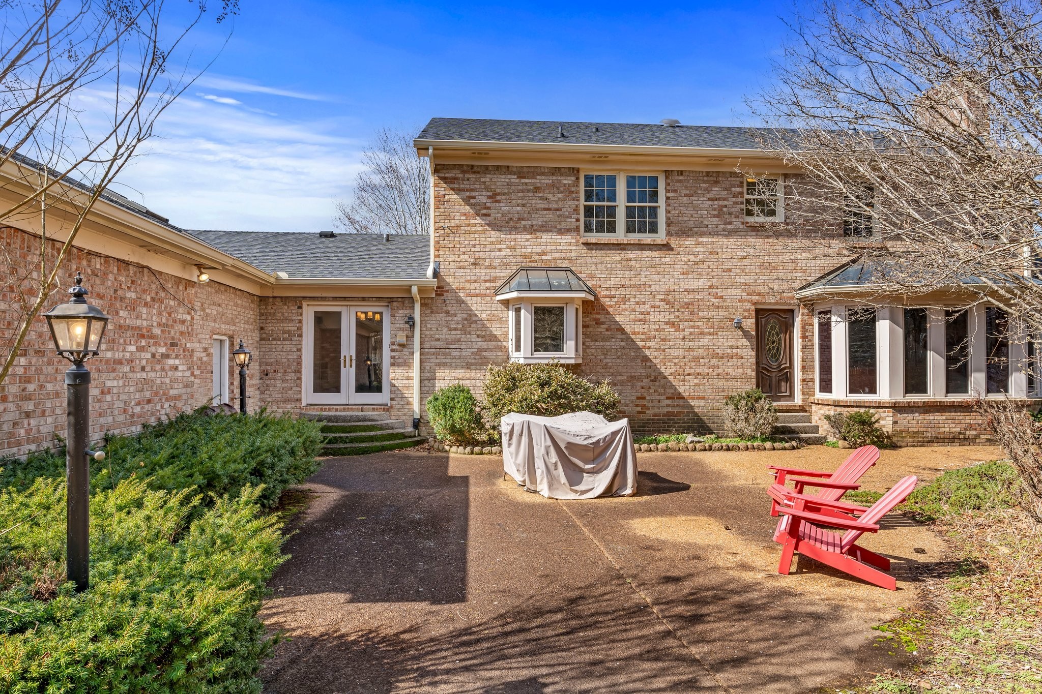 6375 Chickering Circle Nashville, TN 37215 - Photo 55 of 59 a front view of a house with outdoor seating