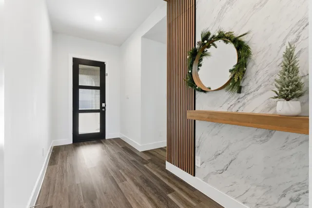 wooden floor in a gallery