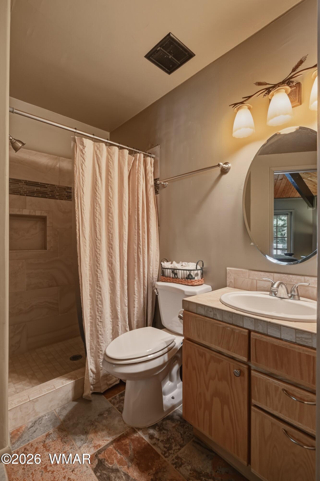 285 Box Elder Payson, AZ 85541 - Photo 20 of 37 a bathroom with a sink toilet and shower