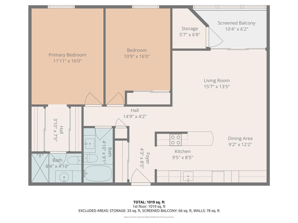 5600 Munhall Road, Unit 501 Pittsburgh, PA 15217 - Photo 30 of 37 Unit floor plan.