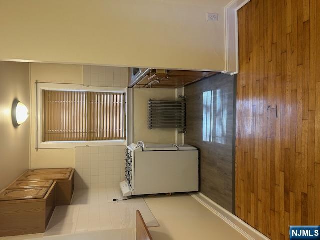 425 Ridge Road, Unit C North Arlington, NJ 07031 - Photo 4 of 5 a view of storage and utility room with wooden floor