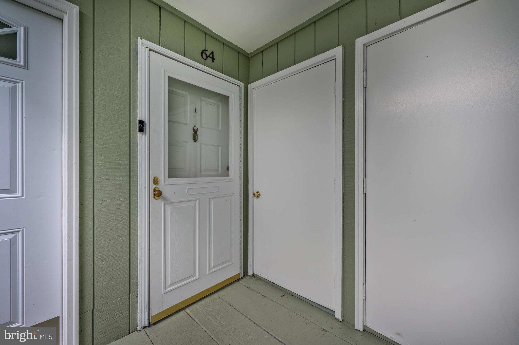 a view of a front door