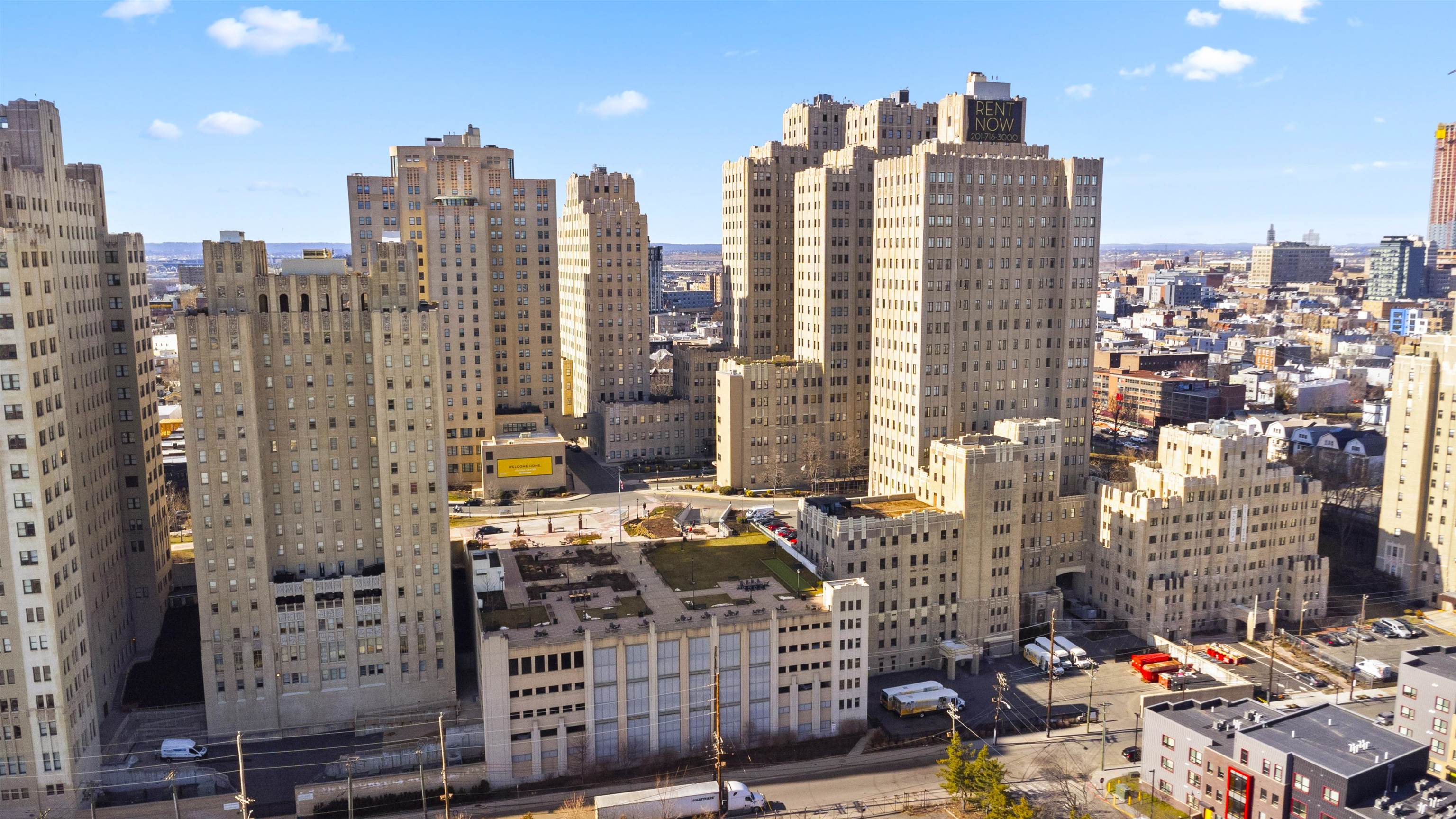 4 Beacon Way, Unit 301 Jersey City, NJ 07304 - Photo 7 of 26 a view of city with tall buildings