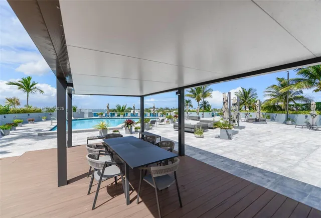 a view of a lake with a big yard