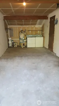 a view of storage and utility room