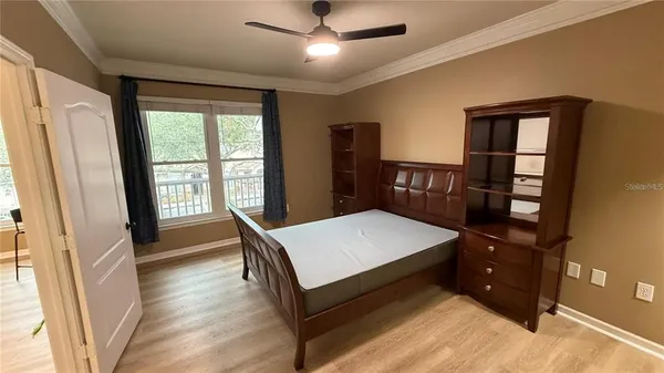 a room with furniture and window