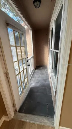 a view of an entryway