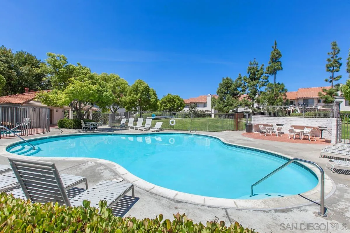 6561 Corte Cisco Carlsbad, CA 92009 - Photo 32 of 36 a view of swimming pool with outdoor seating and plants