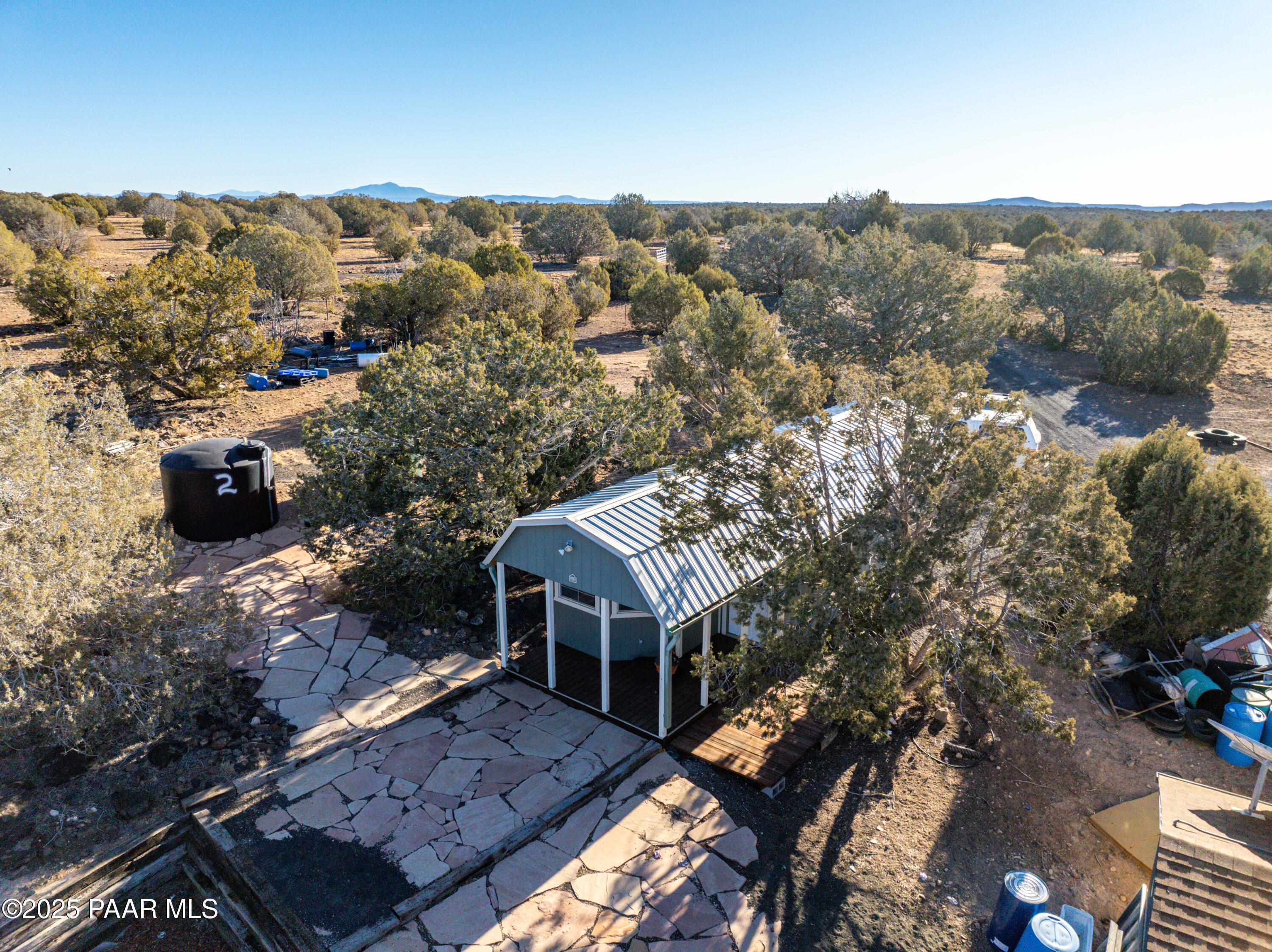 10777 Raging Crab Road Ash Fork, AZ 86320 - Photo 18 of 44 Aerial shed