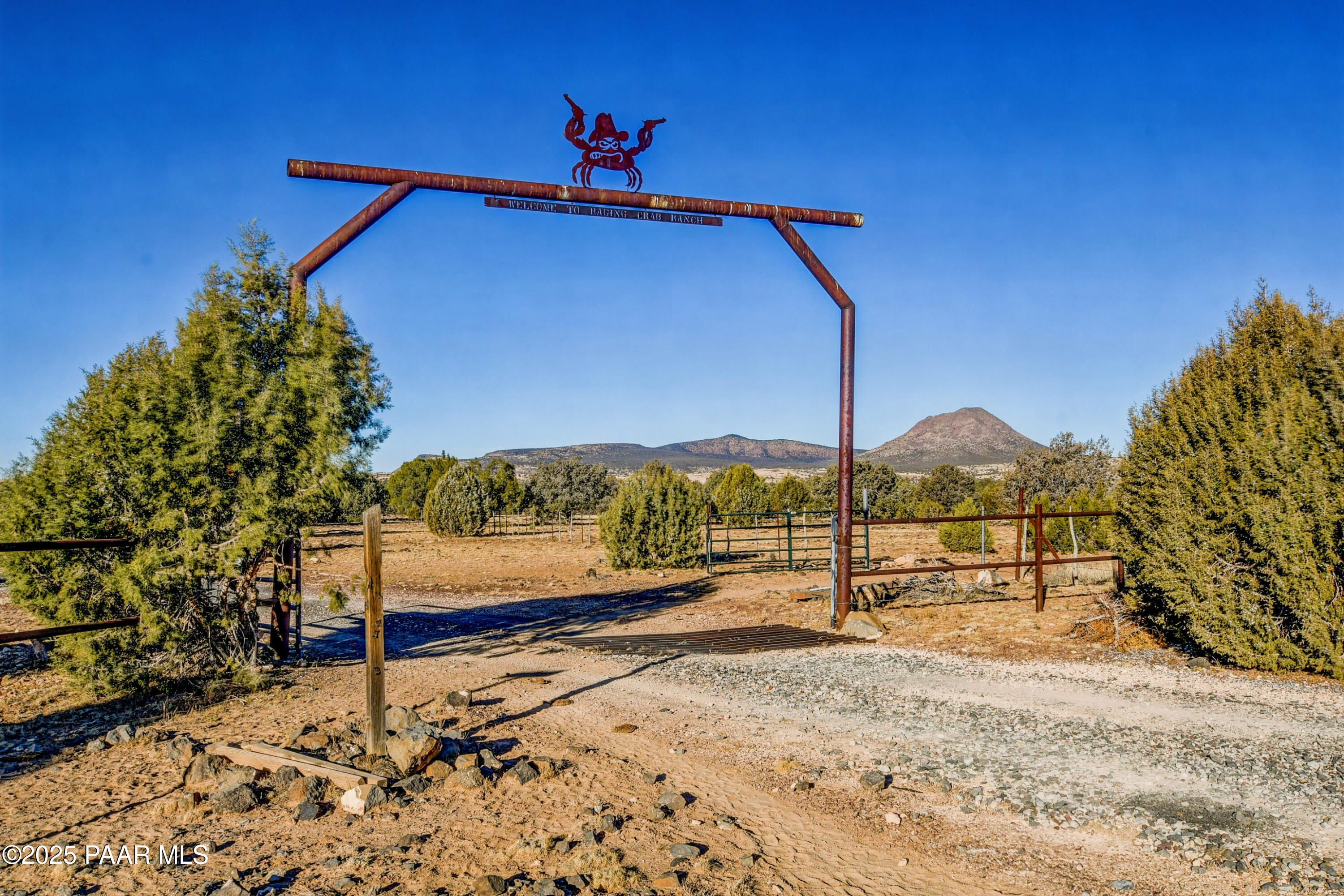 10777 Raging Crab Road Ash Fork, AZ 86320 - Photo 2 of 44 Front-Driveway-entrance E